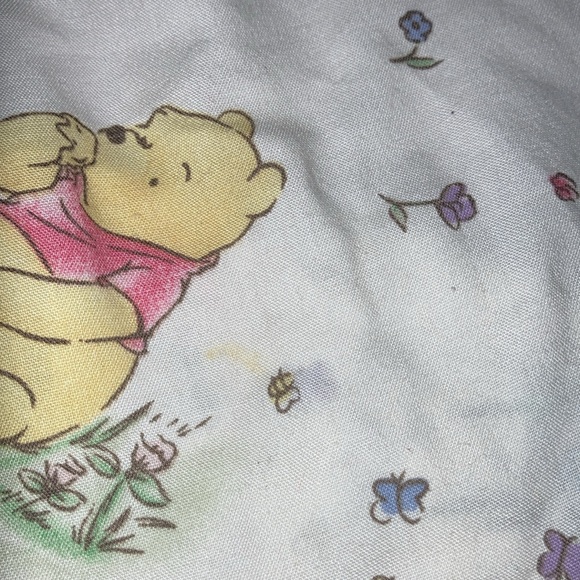 Vintage Classic Pooh Crib Sheet Made in the USA Standard size - Picture 5 of 5